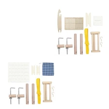 Peg Loom Braiding Weaving Racelets Weaving for Beginners Wooden Desk Clamp Set