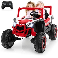 Kids 24V Ride on UTV w/ 4 x 100W Powerful Engine Remote Control High/Low Speed