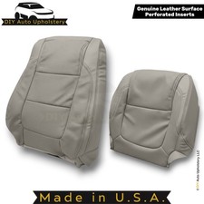 2011-2015 For Ford Explorer Limited Genuine Leather Driver Side Seat Covers Gray