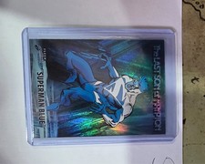 Superman Fleer Brilliants The Last Son of Krypton Superman Blue LSK 9