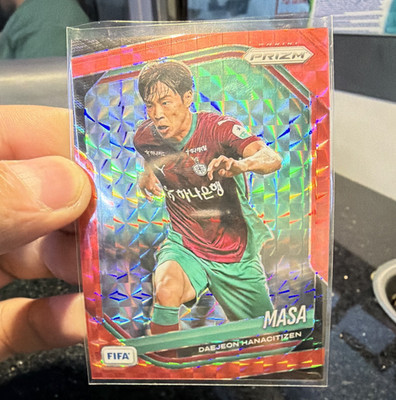 Panini Prizm FIFA Soccer 2023-24 Masa Daejeon Hana Citizen #34 Red Prizm
