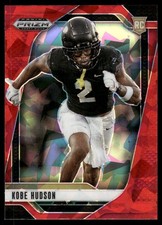 Kobe Hudson 2025 Panini Prizm Draft Picks #136 Prizms Red Ice