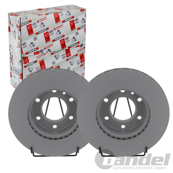 2X Ferodo 300Mm Bremsscheiben BelÜFtet Vorne Passend FüR Mercedes Sprinter | DDF-image