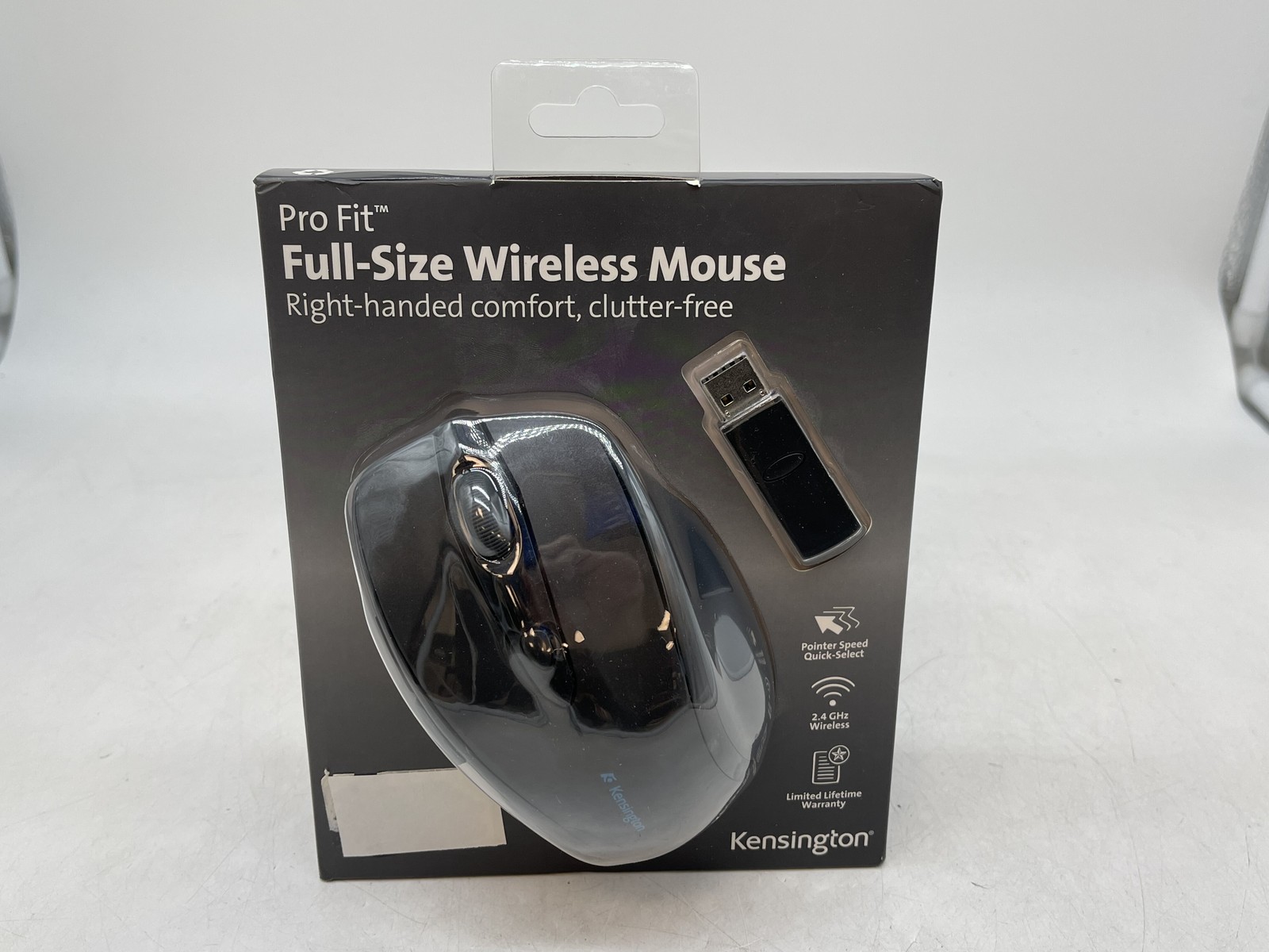Kensington Pro Fit Full-Size Wireless Mouse K72370US Black/S