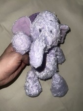 Disney Parks Lumpy Heffalump Winnie The Pooh Purple Elephant Floppy Beanbag Soft