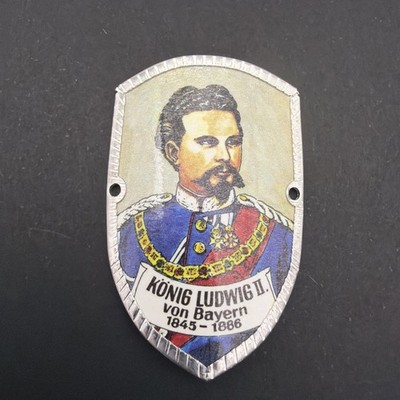 Konig Ludwig II von Bayern Badge Mount Stocknagel Hiking Medallion Unused