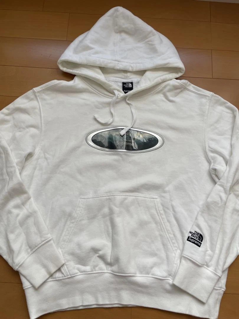 Sweat à capuche homme Supreme L The North Face blanc emblématique streetwear rare occasion LTD