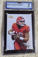 #MBC-1 Trevor Lawrence 2021 Wild Card Matte White Card