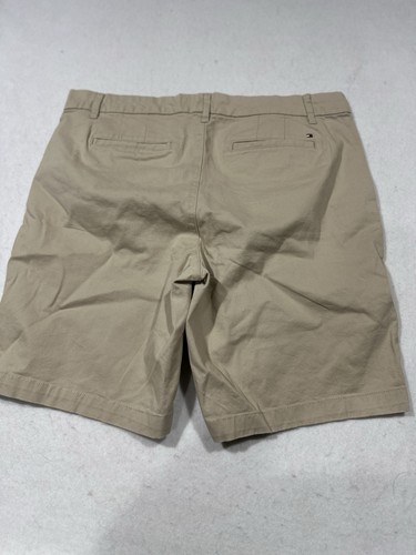Bundle Women’s Tommy Hilfiger Navy Blue And Khaki Classic Chino Shorts Size 12 - Picture 7 of 10