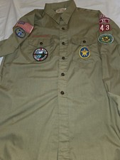 VTG Official Boy Scouts of America BSA Men's Adult Shirt Size Large Kentucky