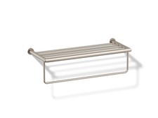 Kohler 24552-BN Kumin Hotelier Towel Bar w/ Shelf, Brushed Nickel - Box Dmg