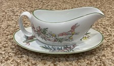 ROYAL WORCESTER GRAVY BOAT & UNDERPLATE COUNTRY KITCHEN ENGLAND 1978 PORCELAIN