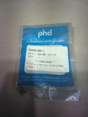 PHD INC 63463-03-1 KIT: PIN & RET/DIN 7331785