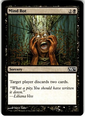 Mind Rot 106 Magic 2014 (M14) M14 C MTG Magic The Gathering C LP