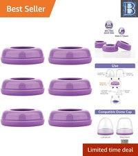 Lansinoh-Compatible Bottle Tops Set of 6 - Safe Reliable Feeding Solutions