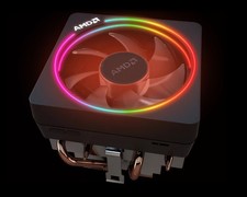 AMD Wraith Prism RGB LED CPU Cooler   AM4 Socket   Copper Base   4-Pin PWM   NEW