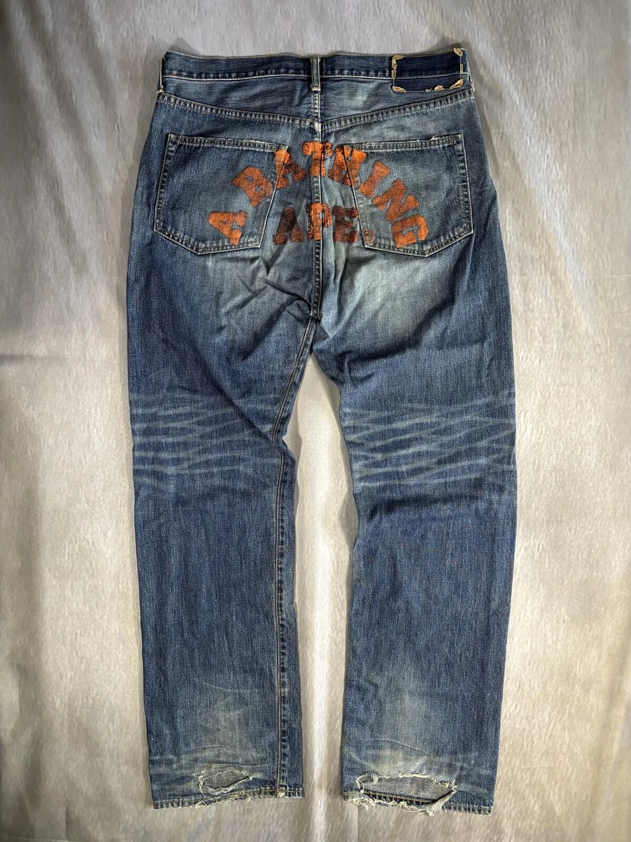 A Bathing Ape Regular Size Jeans for Men for sale | eBay