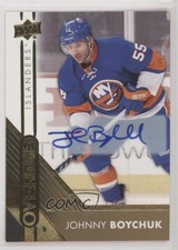 2016-17 Upper Deck Overtime Gold Foil Auto Johnny Boychuk #94 Auto 0c2