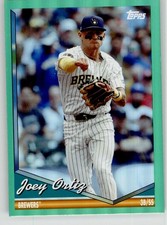 Joey Ortiz 2024 Topps Archives Green Foilboard 271 #/99 Milwaukee Brewers