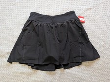 Spanx Skort Womens Medium Black Get Moving Athletic Tennis Running Golf NWT