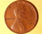 1909 VDB  LINCOLN WHEAT  PENNY IN VF  COND.** 205-6D