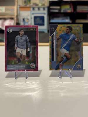 Topps Chrome Pineapple And Merlin Pink Ice Omar Marmoush /125