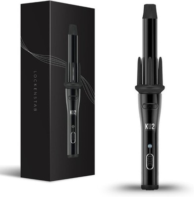KU2 Cosmetics Lockenstab Ionen Keramik 150-205°C automatische Rotation