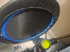 Brown adult exercise trampoline