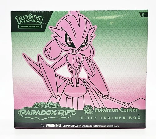 Pokemon Paradox Rift  Iron Valiant Pokemon Center Elite Trainer Box ETB Sealed