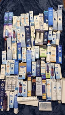 Lot of Refrigerator Water Filters   Mixed Brands & Models   New Open Box 180+pcs