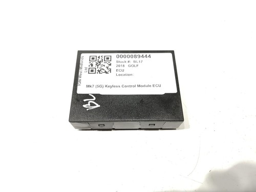VOLKSWAGEN GOLF KEYLESS ENTRY CONTROL ECU 5Q0959435 MK7 GE 2018