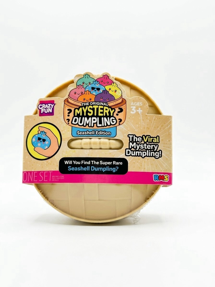 1x New! RMS Crazy Fun Squishy Bun 🐚 Seashell Edition 🐚 Mystery
