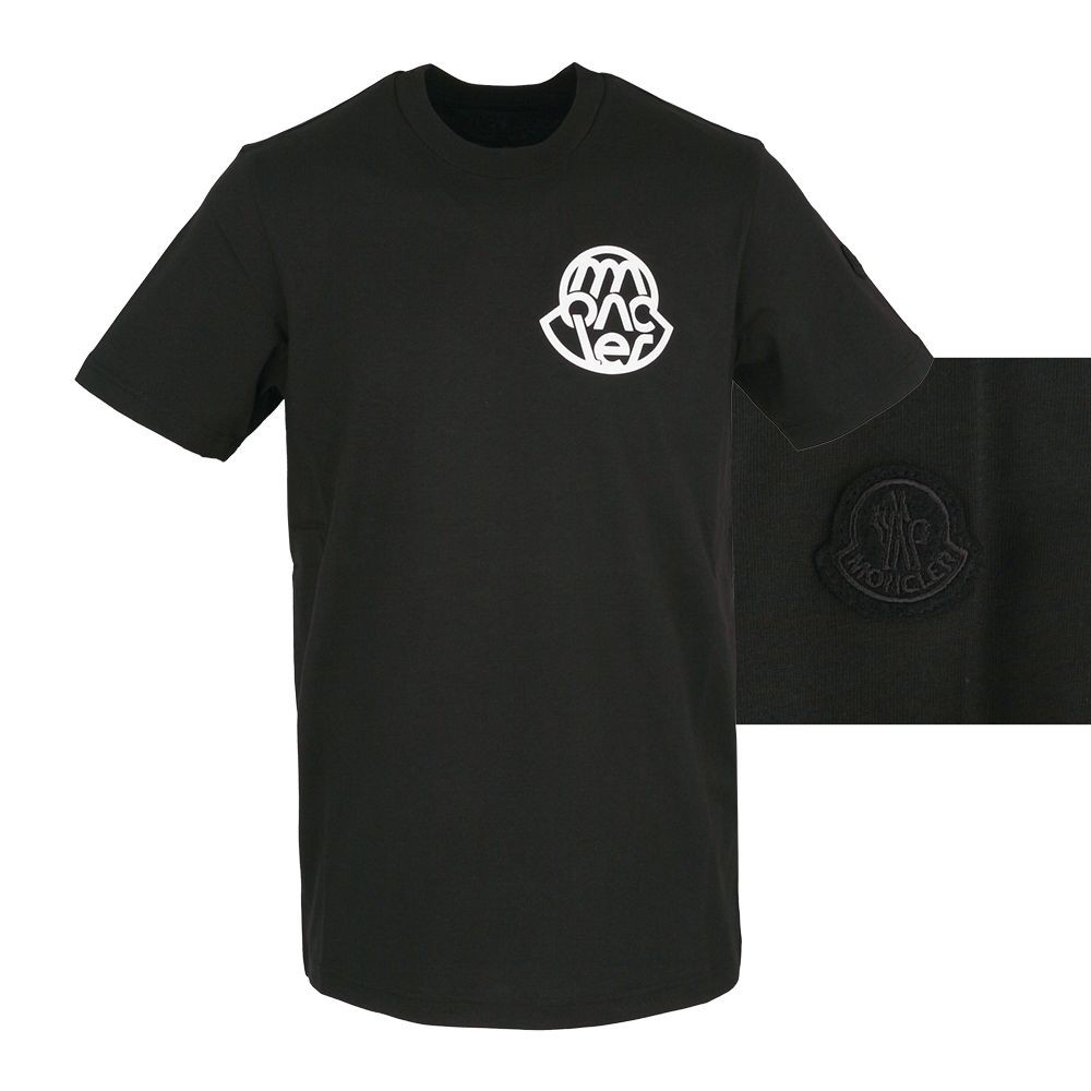 Moncler Logo Patch T-Shirt 8C00046 89AJS 998 80736892 | eBay