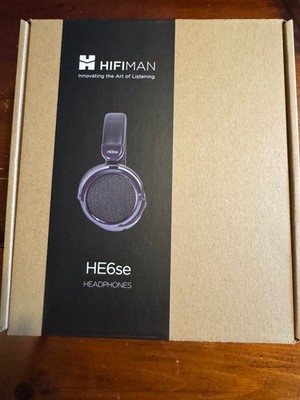HIFIMAN HE6SE V2 Planar Magnetic Headphones Blue Excellent Condition-Fast Ship