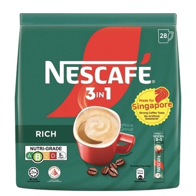Nescafe Rich Singapore 3 in 1 Instant Coffee 27 Sachets Instant Coffee