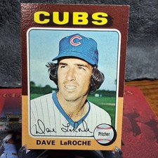 Topps 1975 Dave LaRoche #258 Chicago Cubs Baseball Card Base Set MLB