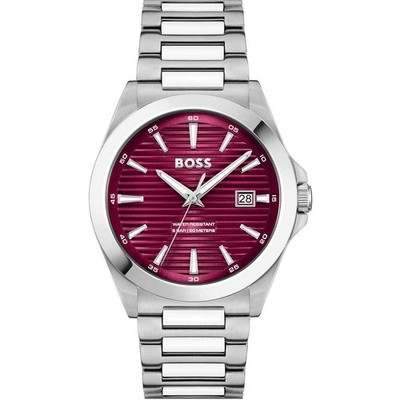 Herrenuhr HUGO BOSS STRIKE 1514174 Edelstahl Rot