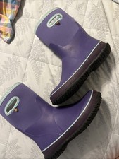Bogs Grasp Solid Youth 5 Hiking Waterproof Rain K Winter Snow Purple Mud Girls