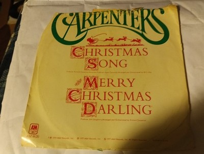 Lot (4) THE CARPENTERS WE'VE ONLY JUST BEGUN Christmas Song Please Mr Postma 45 