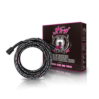 #ad 1 4 x 25 ft Pressure Washer Hose M22 Fittings KinkFree 3200 PSI $42.39