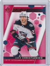 2022-23 Upper Deck SP Authentic Red #160 Jake Christiansen Columbus Blue Jackets