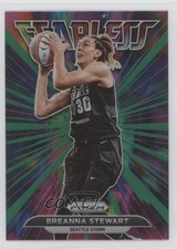 2022 Panini Prizm WNBA Fearless Green Prizm Breanna Stewart #13 12v9