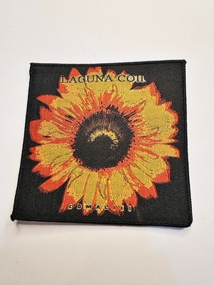 LACUNA COIL, COMALIES, BLACK BORDER, 4X4 INCHES, WOVEN PATCH