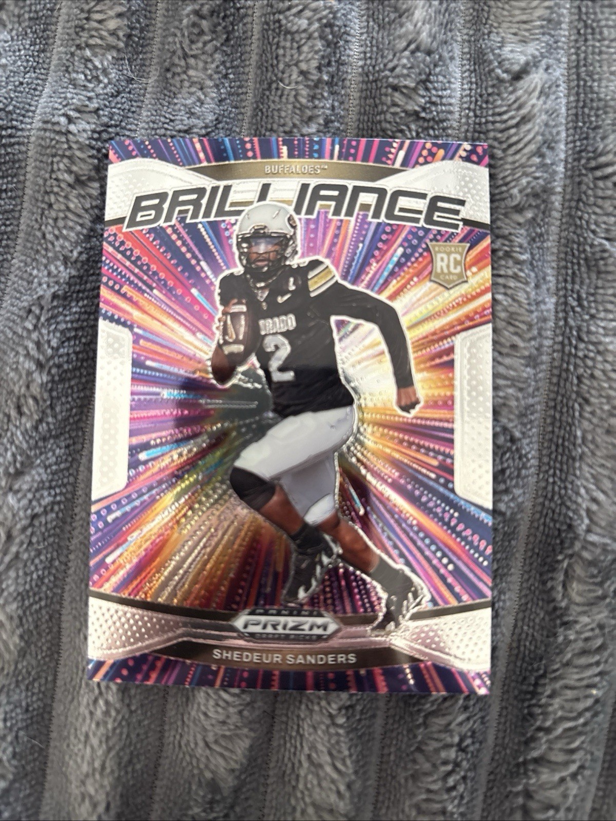 2025 Panini Prizm Draft Picks Shedeur Sanders Brilliance Rookie RC #18