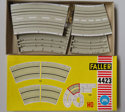 Faller AMS 4423 ~~ 2 x 22° + 2 x 23 Grad in OVP, 60er Jahre Spielzeug #DEZ3308