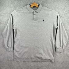 Polo Ralph Lauren Men  s Sweater Adult XXL Gray Pullover Long Sleeve Shirt Pony