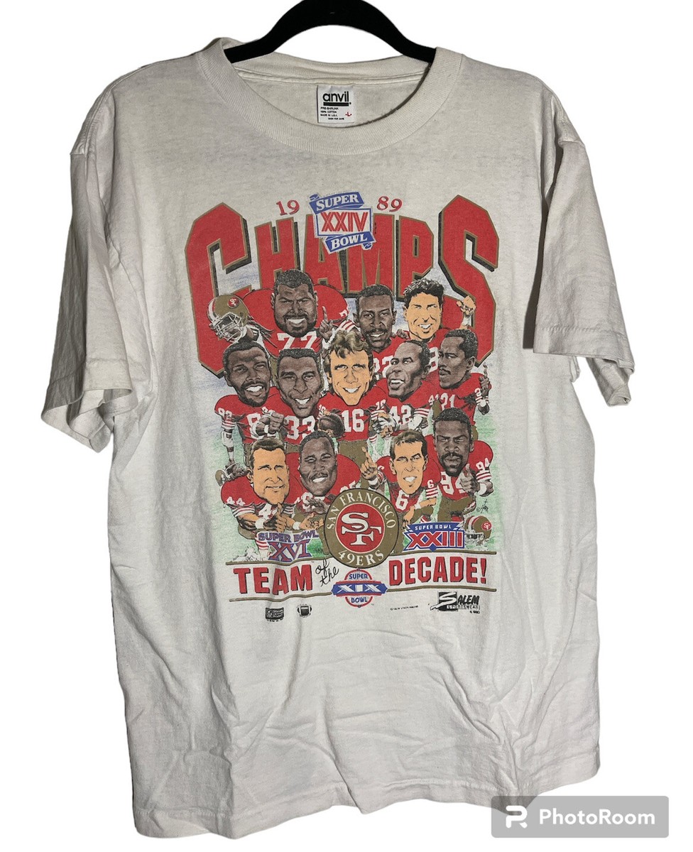 【ヴィンテージ 古着】NFL SALEM スーパーボウル XXIV Tシャツ ヴィンテージ 古着】NFL SALEM スーパーボウル XXIV Tシャツ