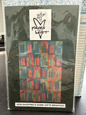 Pieces From My Heart Shopping’s Done! Gifts Wrapped!Quilting Pattern 48"x70" NEW