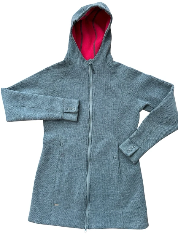 outdoor-research salida long zip up wool blend jacket
