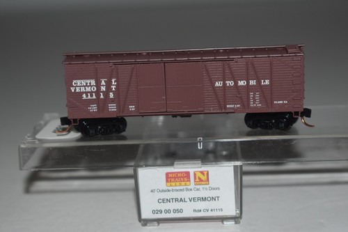 Carro de carga doble puerta 40' Central Vermont escala N MTL 02900050 41115 C50087 | Zustand: Used